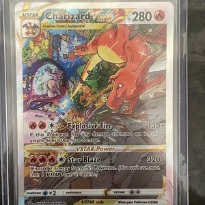 Charizard V star from Charizard box